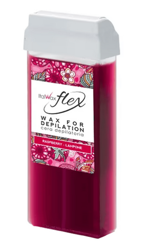 Воск касетный ItalWax Flex Малина 100 мл 12628 фото